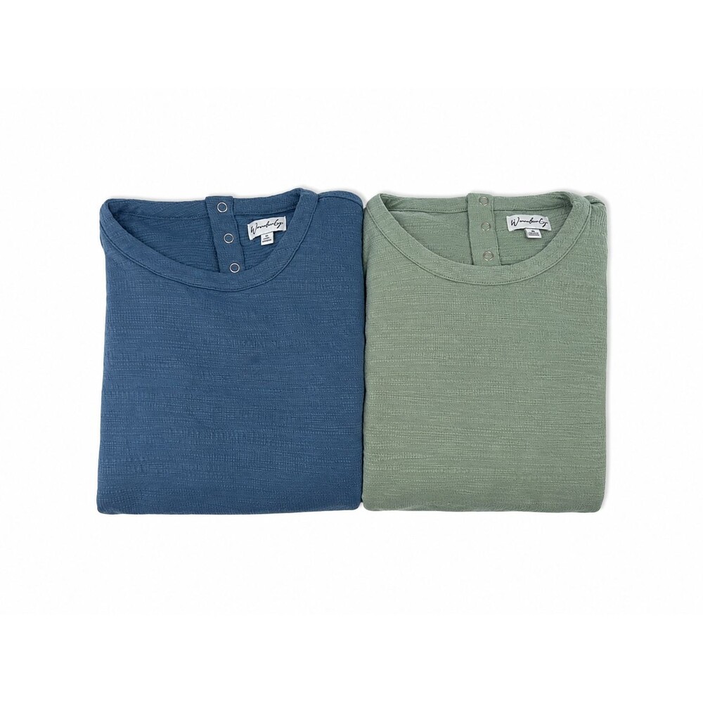 Women's Wonderly Lot of 2 3/4 Sleeve Crewneck Tops Size S